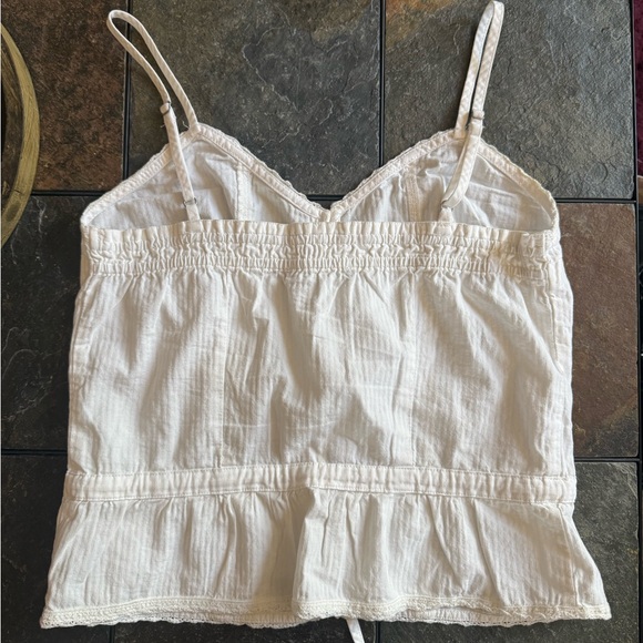 Brandy Melville White Button Up Tank - Picture 2 of 2